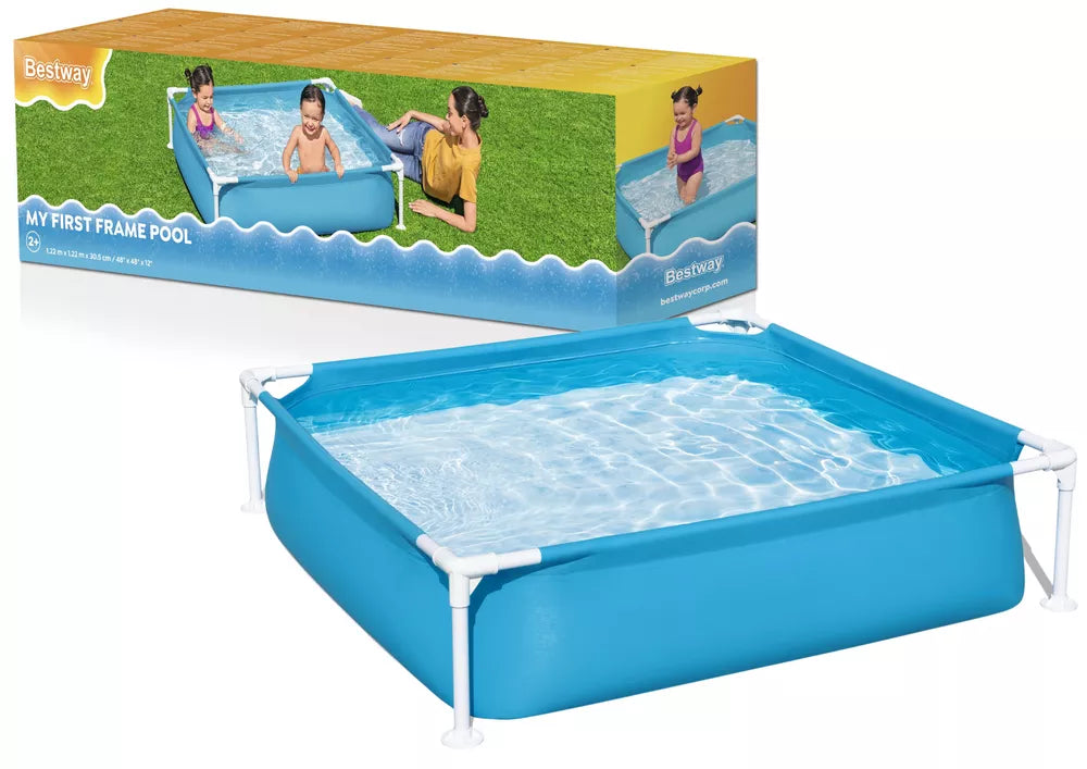 Bestway vaikiškas karkasinis sodo baseinas 122 x 122 cm